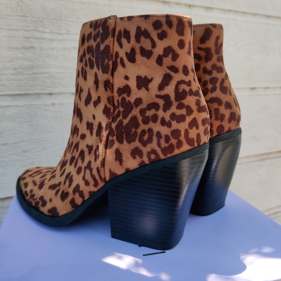 Madden girl Klicck Ankle bootsLeopard Bootie Women'sSize 10M - Picture 10 of 13